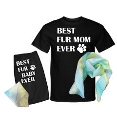 Best FUR mOm Ever/Best Fur Dog Ever Set - Dog and Adult Gift Set