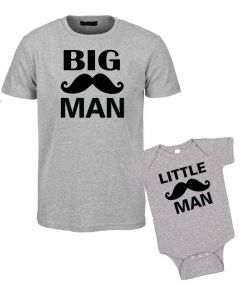 Big Man Little Man Father Son Shirts