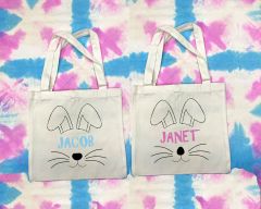 Personalized Easter Bag for Kids Easter Gift Bag  Easter Bag with Name