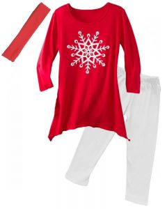 Girls Snowflake Outfit 