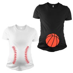 Sports 2 piece Maternity T-shirt Set