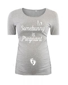 Easter Maternity Shirt - Somebunny is Pregnant