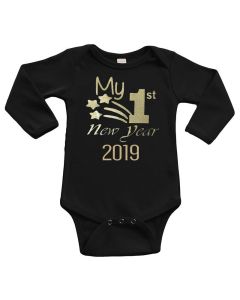 Long Sleeve Bodysuit- My First New Year