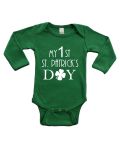 Long Sleeve Bodysuit - my 1st st. patrick's day